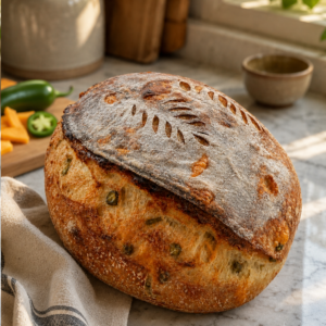 Cheddar Jalapeño Sourdough